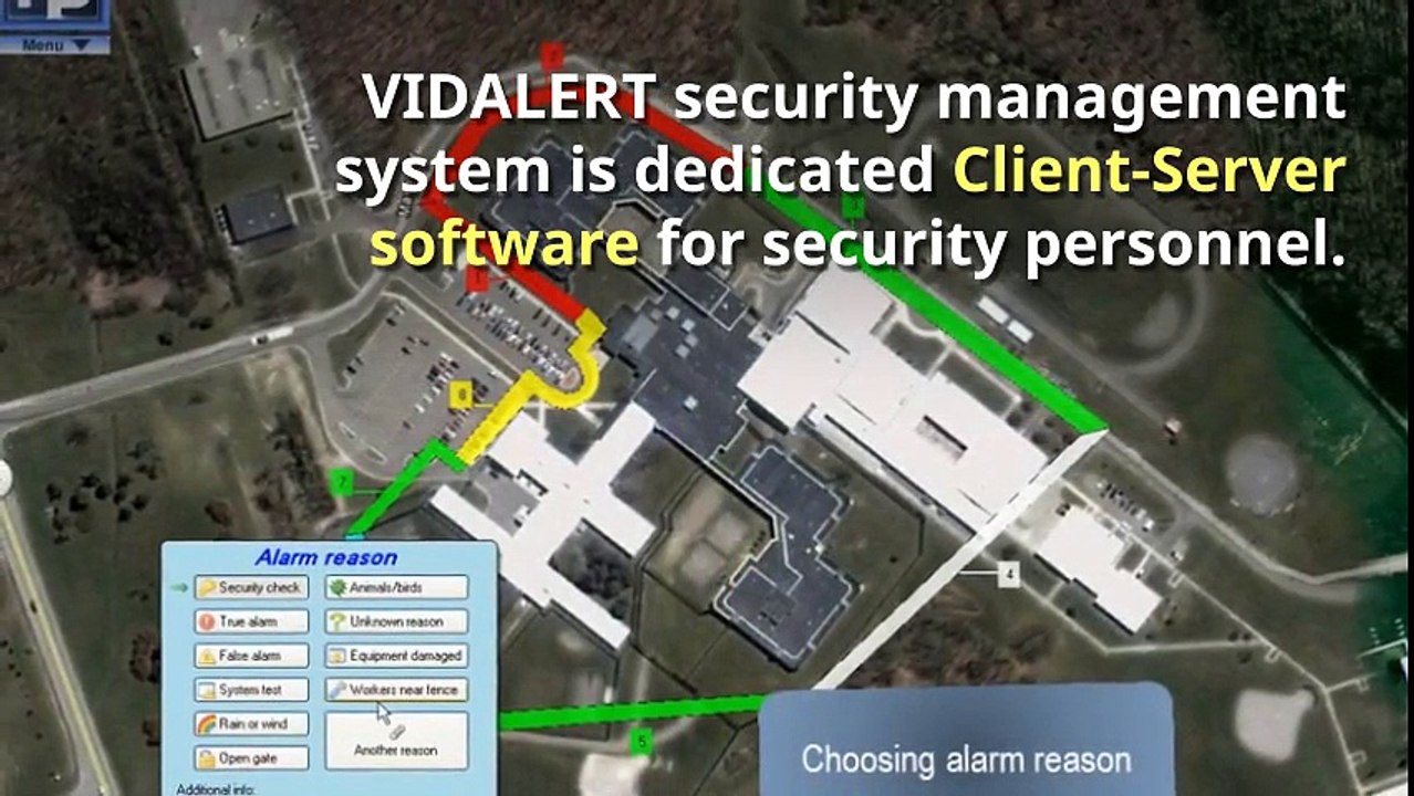 Perimeter Alarm System - Vidalert Alarm Management Software By SSS