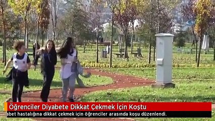 Öğrenciler Diyabete Dikkat Çekmek İçin Koştu