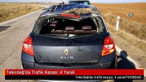 Tekirdağ'da Trafik Kazası: 4 Yaralı