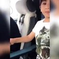 5 year old kid surprised an Etihad Airways pilot during flight
