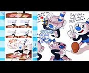 Cuphead Comic Dub #30 - Cuphead Comics! Cuphead Fanart! with mugman, king dice, and more!!