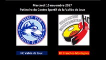 15.11.2017: HC Vallée de Joux - HC Franches-Montagnes