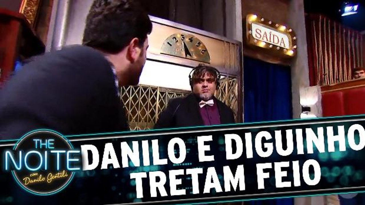 Diguinho e Danilo tretam no ínicio do programa