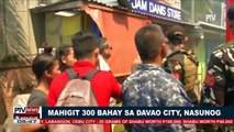 Mahigit 300 bahay sa Davao City, nasunog