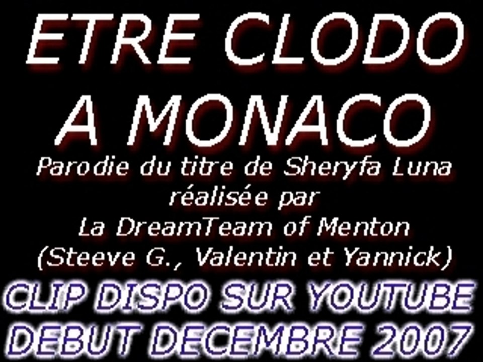 PARODIE SHERYFA LUNA : Clodo à Monaco !!