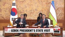 Uzbek President spends last full day in Seoul, cultivating friendship with S. Korea