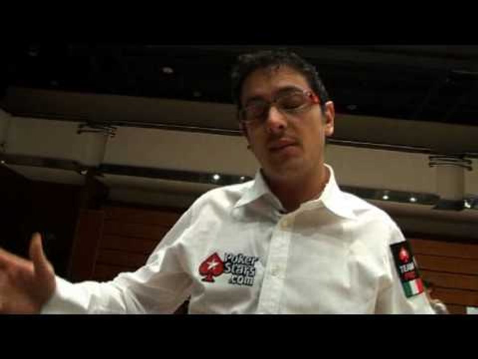 Luca Pagano EPT 6 Prague: Luca Pagano Exit - Pokerstars.com
