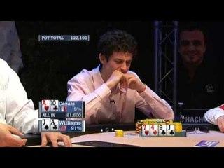 EPT 2 - Cazals has a lucky escape vs Williams