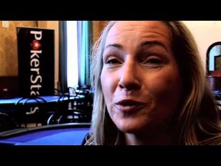 Katja Thate  KatjaThater  EPT S5 San Remo: Interview with Katja Thater Day 1a  - PokerStars.com