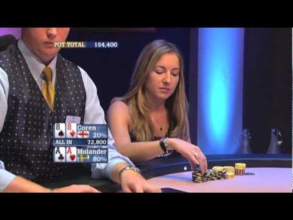 Victoria Coren Vicky Coren  PokerStars Pro   EPT 3   Jonas Molander Picks Up Rockets Again and Vicky Coren Goes All In