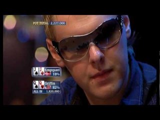 Gavin Griffin GavinGriffin -EPT 3 - Griffin all-in and Kongsgaard crushed -  PokerStars.com