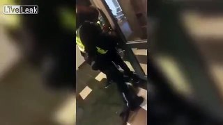 Drunk 15 year old beats up police officer. (potato quality)
