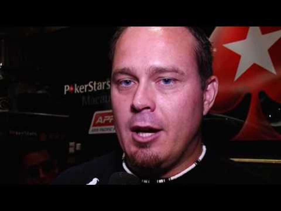 APPT Macau 2010: Aaron Benton - Asia Pacific Poker Tour PokerStars.com