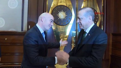 FIFA Başkanı Gianni Infantino, Beştepe'de