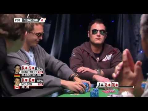 PCA 2010: Molson Vs Reinkemeier - PokerStars Caribbean Adventure PokerStars.com