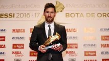 Yıldız futbolcu Messi Dördüncü Kez Altın Ayakkabı'nın Sahibi