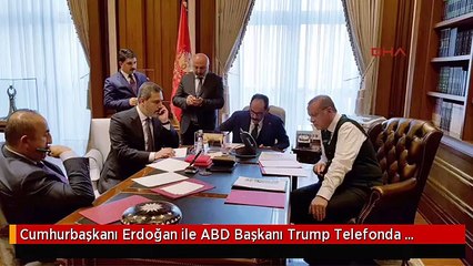 Cumhurbaşkanı Erdoğan ile ABD Başkanı Trump Telefonda Görüştü