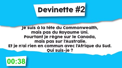 Devinette #2 : Colonies Britanniques