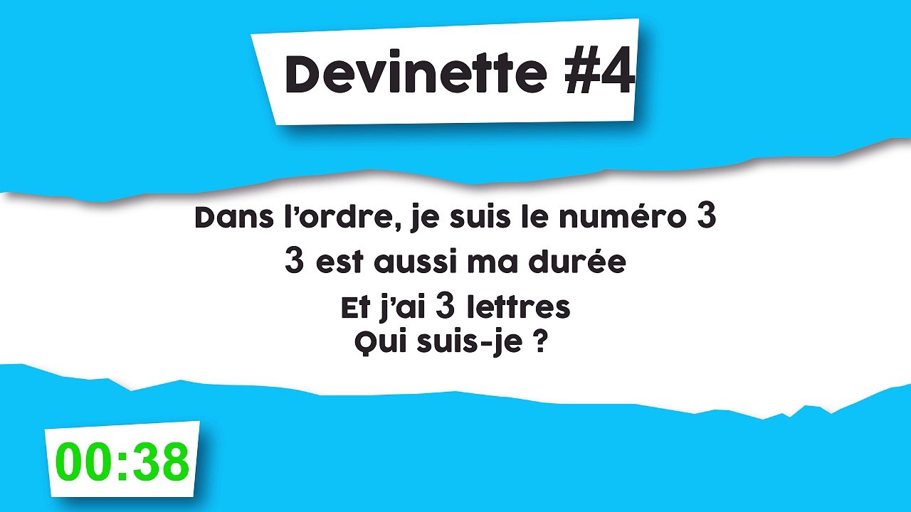 Devinette #4 : Triplé