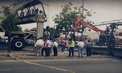Se descarta víctimas por el desplome del puente al norte de Guayaquil
