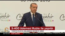 S-400 ödemesi Ruble ile yapıldı