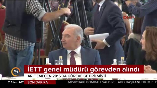 İETT genel müdürü görevden alındı
