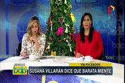 Susana Villarán califica de “falsedades” declaraciones de Garreta y Barata