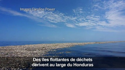 Des îles de déchets flottent au large du Honduras