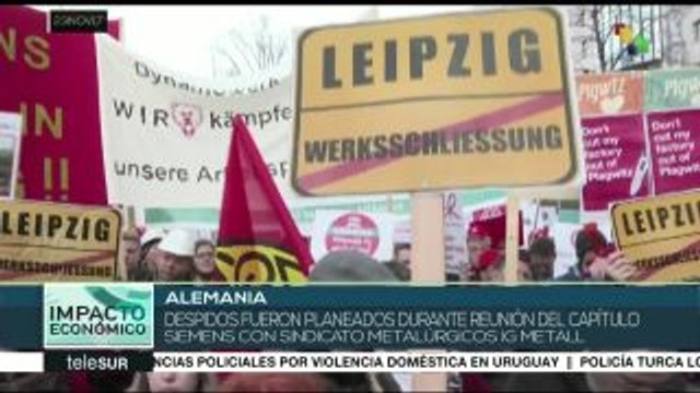 Alemania: empleados de Siemens rechazan plan de recorte de personal
