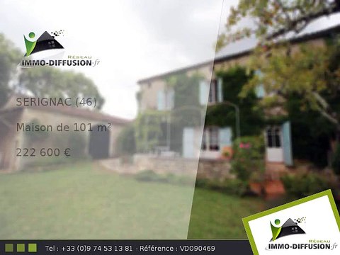 Maison A vendre Serignac 101m2 - 222 600 Euros