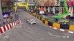 Empilage monstre de toutes les voitures d'une course sur le circuit de Macao dans un virage !
