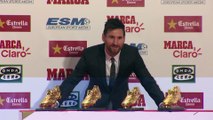 Messi recibe su cuarta Bota de Oro: 
