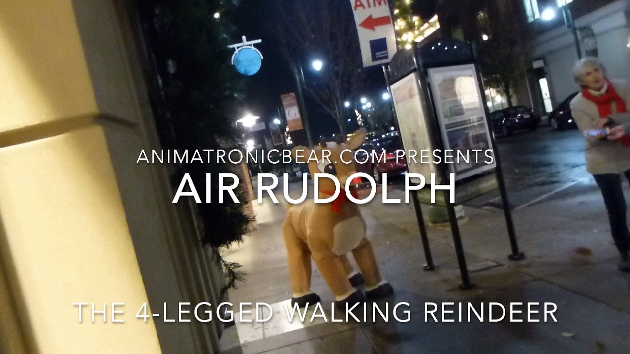 "Air-Deer" Animatronic Inflatable Rudolph (puppet - costume)