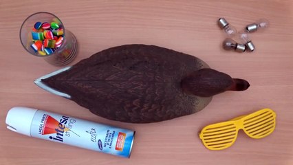 EXPERIMENT HYDRAULIC PRESS 100 TON vs DUCK (Toy)