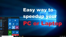 How to make faster PC, boost up PC or Speedup PC or Laptop, increase PC speed, increase speed of PC, delete temporary files