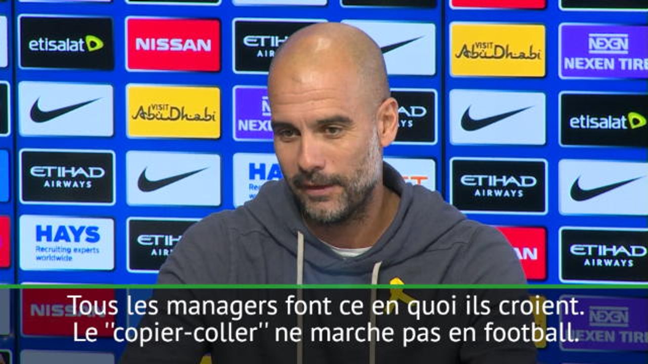 13e j. - Guardiola : ''Le copier-coller, ça ne marche pas en football''