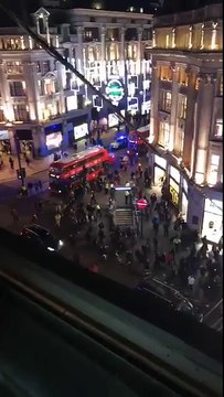 Oxford Circus Tube station on lockdown as people flee the area