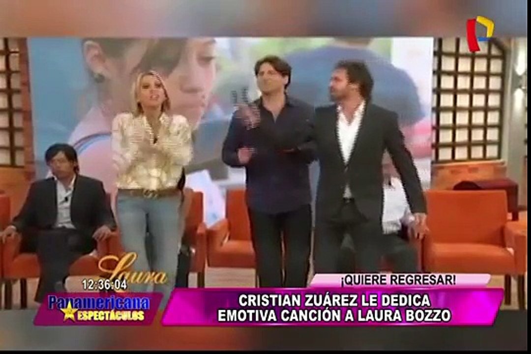 Cristian Zuárez dedicó esta emotiva canción a Laura Bozzo