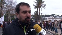 Dani Cornellà (CUP) explica la protesta contra Sáenz de Santamaría a S'Agaró