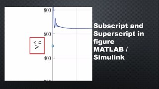 Writing subscript superscript in label on axis in MATLAB / Simulink, MATLAB tutorial