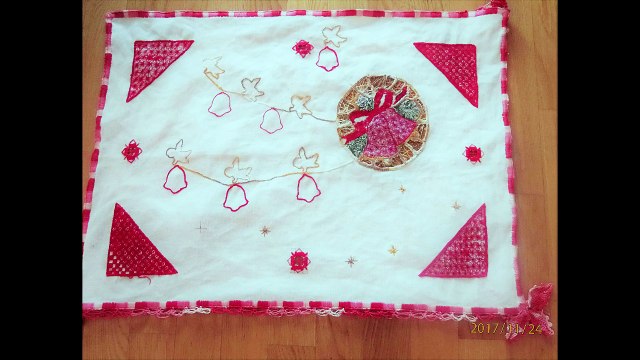 Mantelito campanas navideñas parte VI