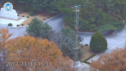 Un nord correen passe la frontière et se fait tirer dessus