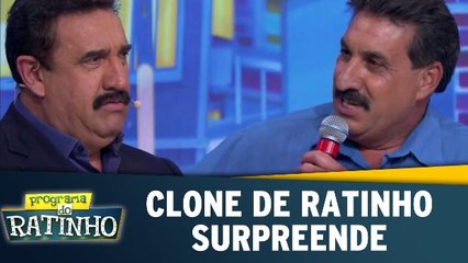 Clone de Ratinho surpreende plateia