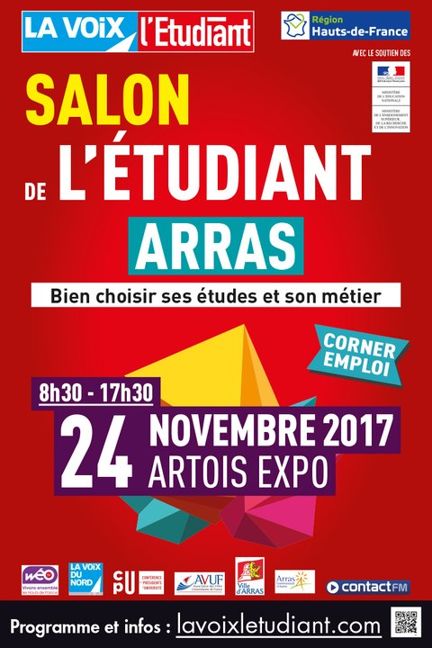 Salon de l'étudiant d'Arras - Discours de M. Frédéric Leturque, Maire d'Arras
