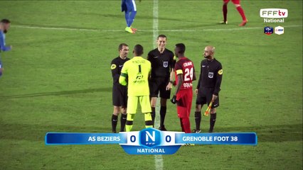 Premier coup franc pour les Biterrois!