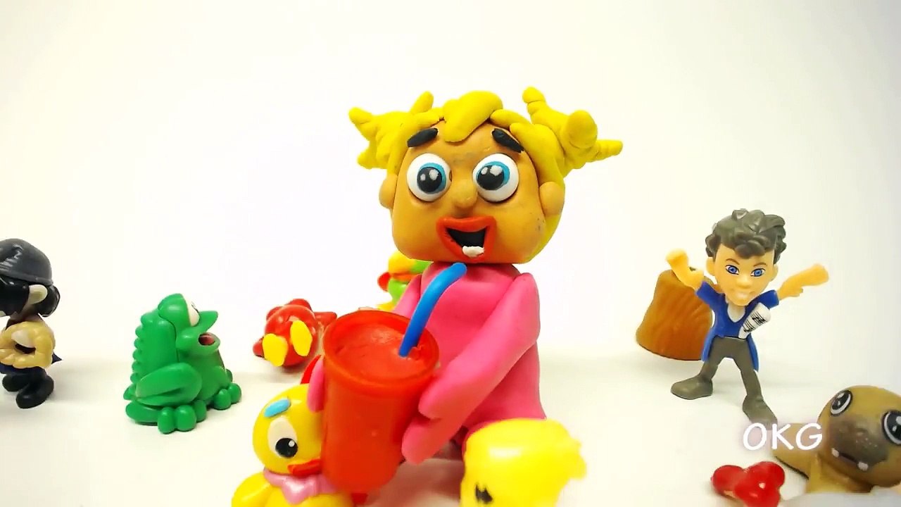 Baby Spiderman School Time Stop Motion Play Doh Animation Video for Children