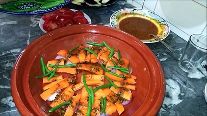 طاجين بالخضر بدون لحم و بدون دجاج لذيذ و سهل التحضير و صحي