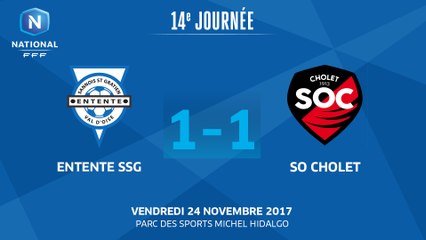 J14 : Entente SSG - SO Cholet (1-1), le résumé