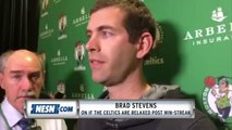 Brad Stevens On If The Celtics Are Relaxed After Win-Streak Ends