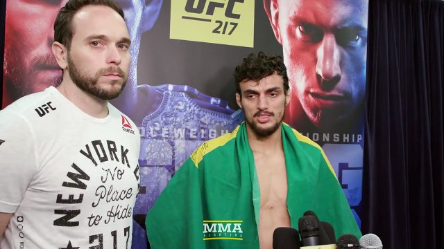 UFC 217: Ricardo Ramos Explains How He Pulled Off Spinning Elbow Knockout